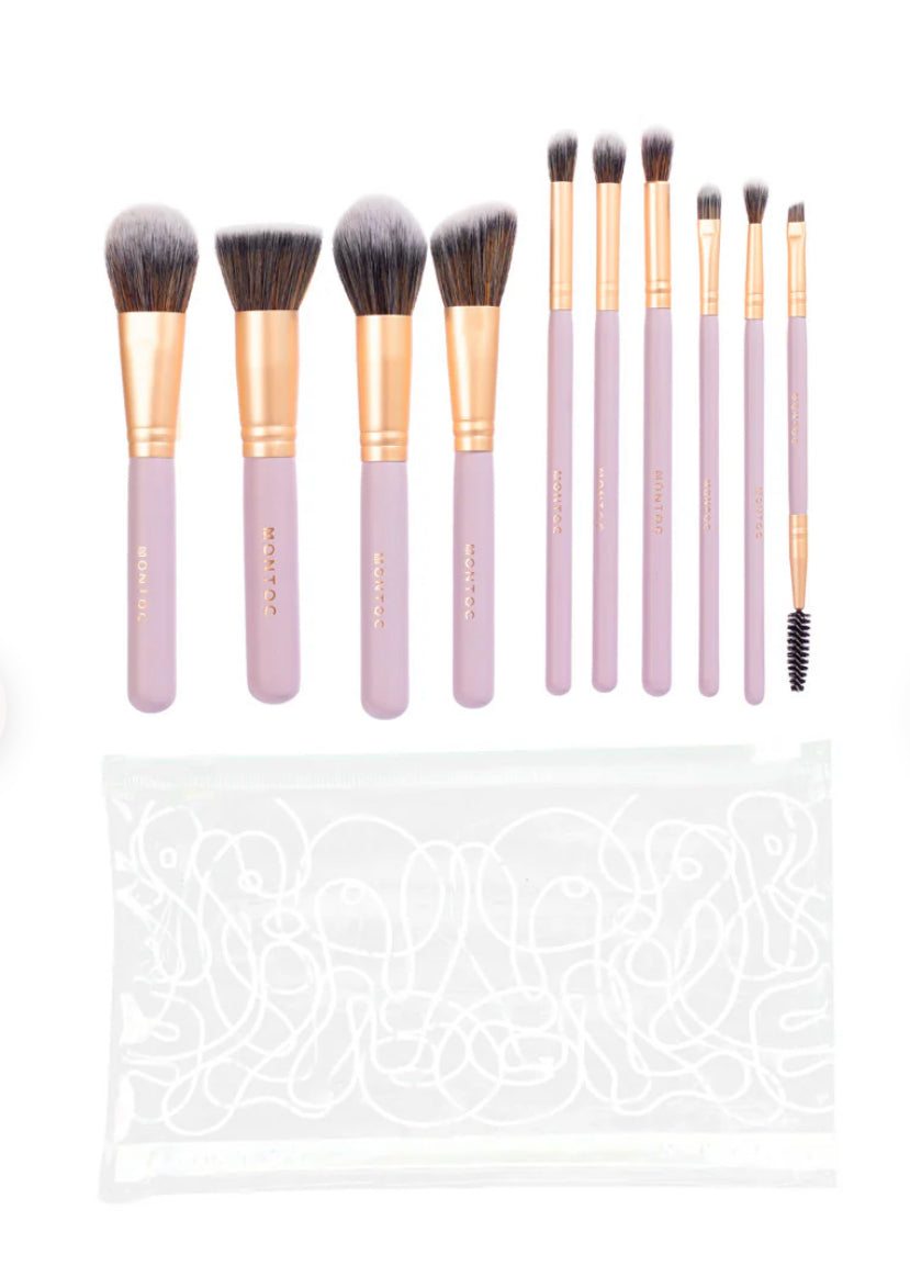 Kit de brochas Montoc Singolare - Color Morado