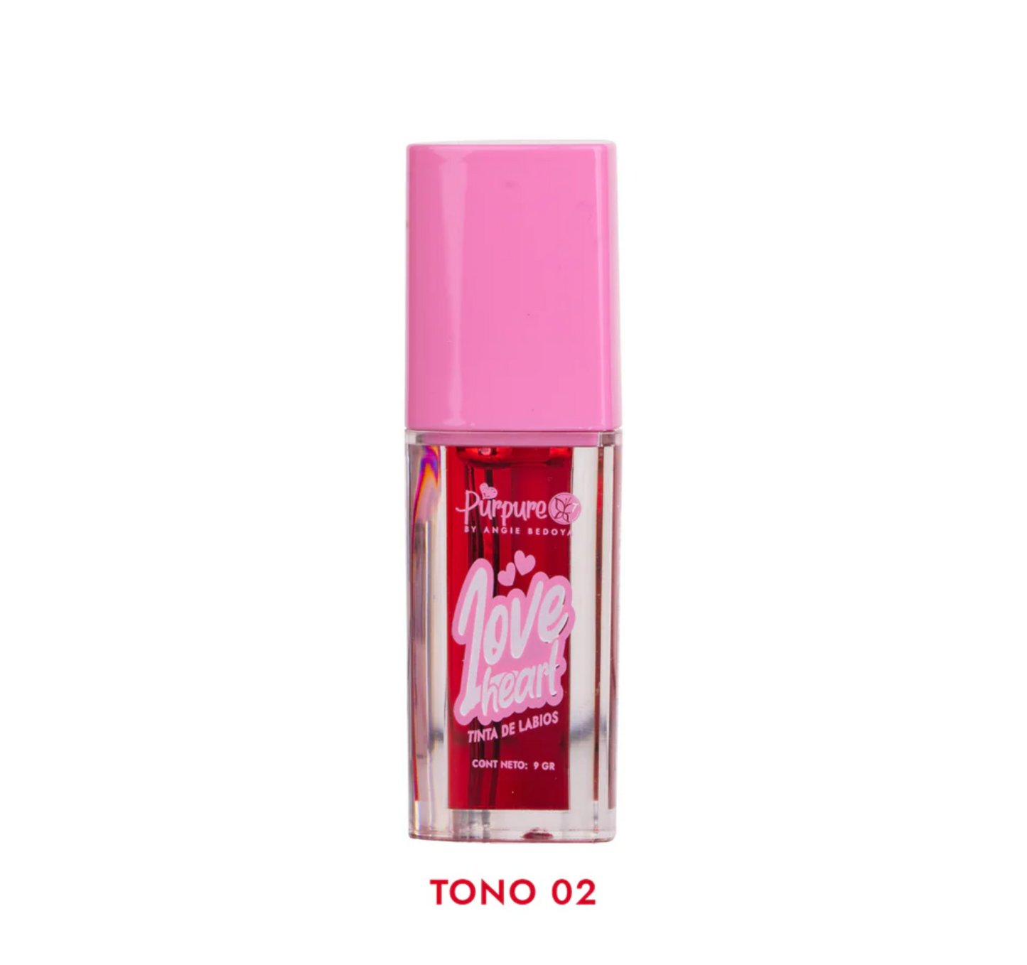 Tinta de labios Love Heart Purpure