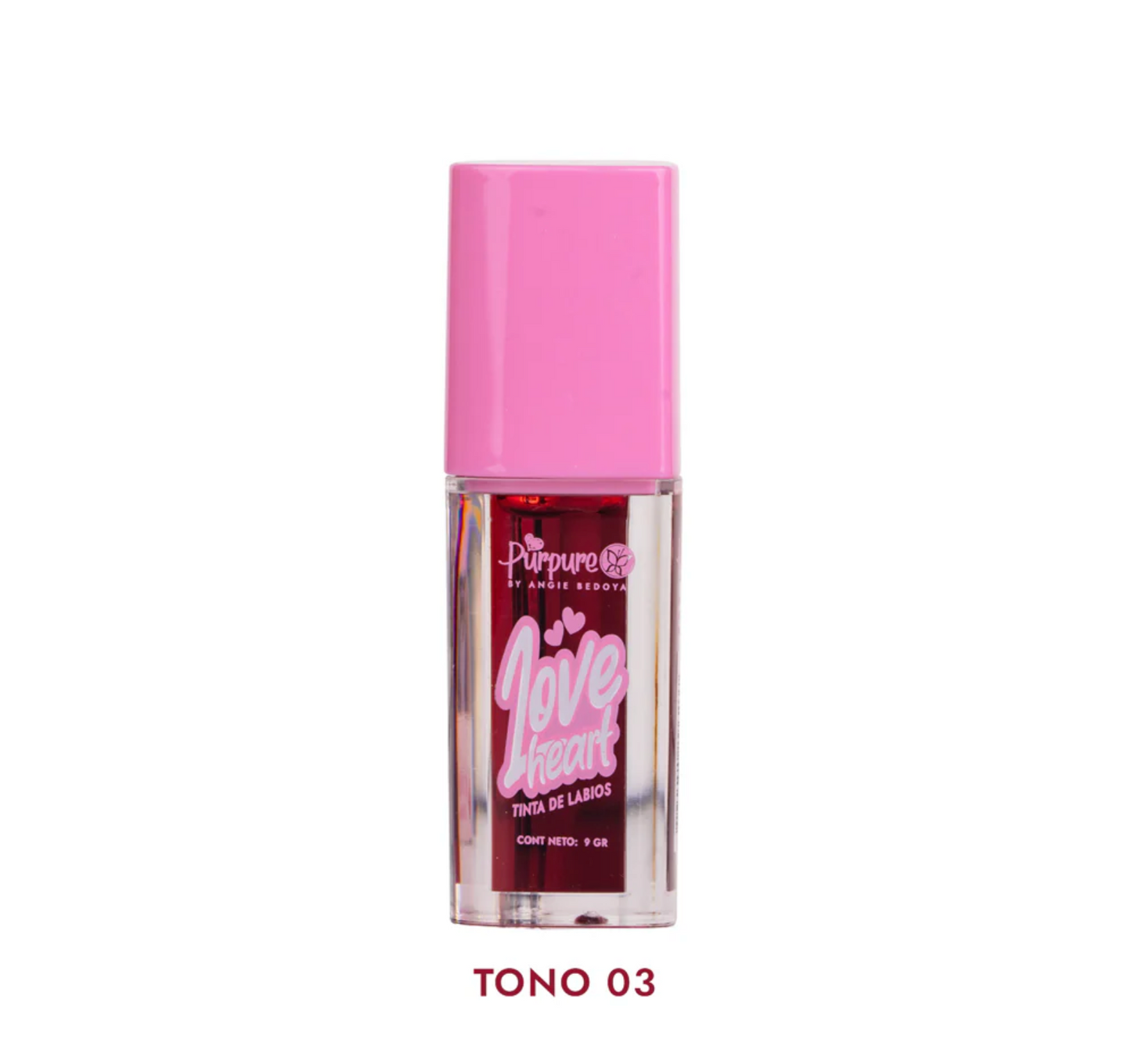 Tinta de labios Love Heart Purpure
