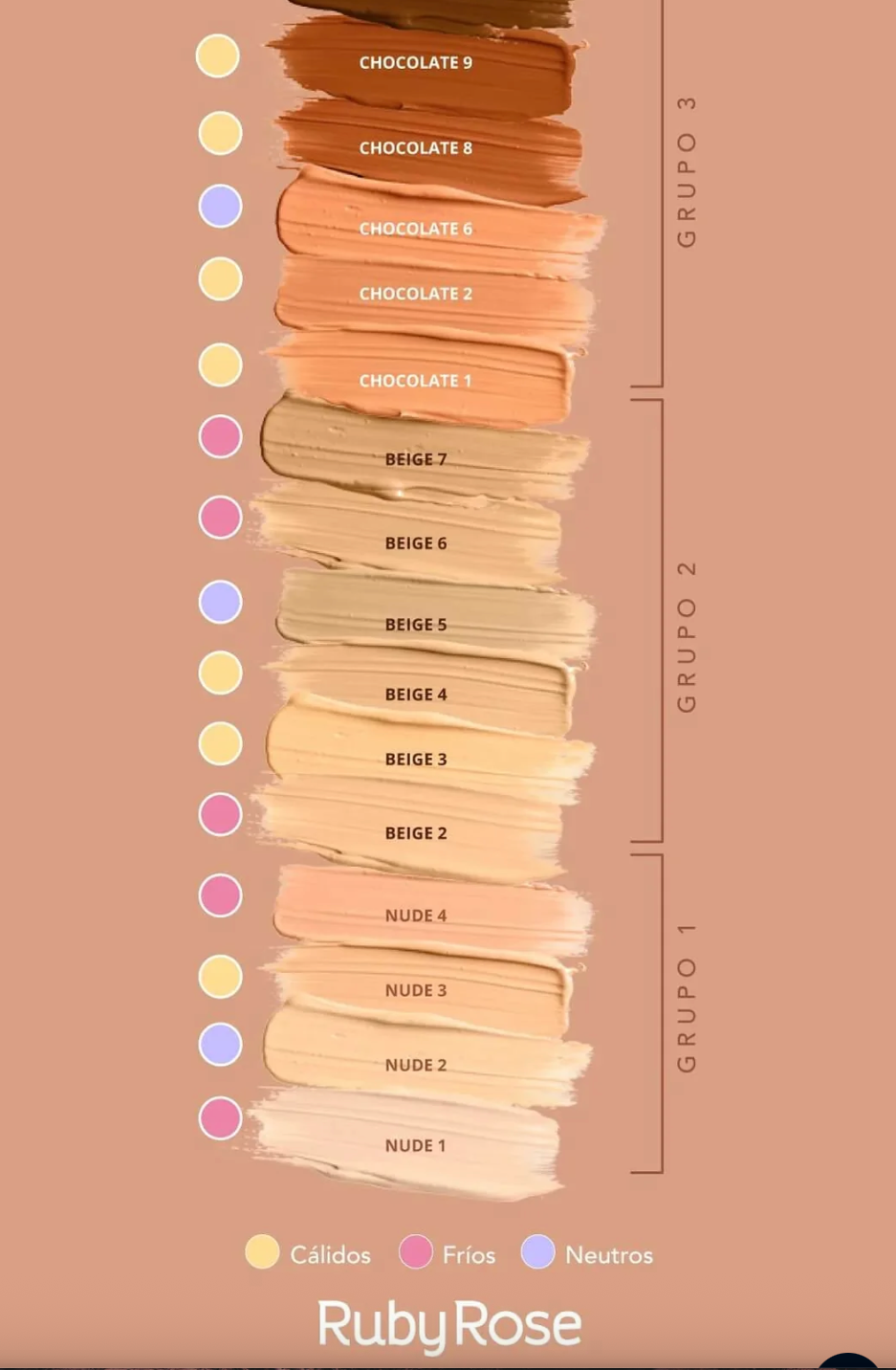 Base soft matte RubyRose - Tono Beige 04
