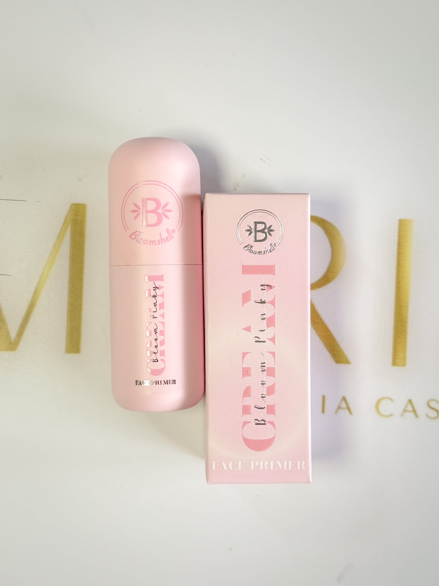 Bloom pink cream face primer Bloomshell