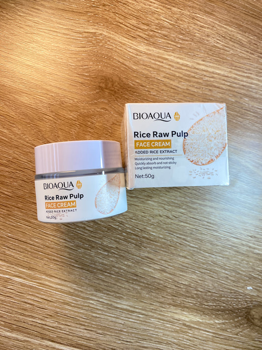 Crema Hidratante Facial Arroz Biaqua