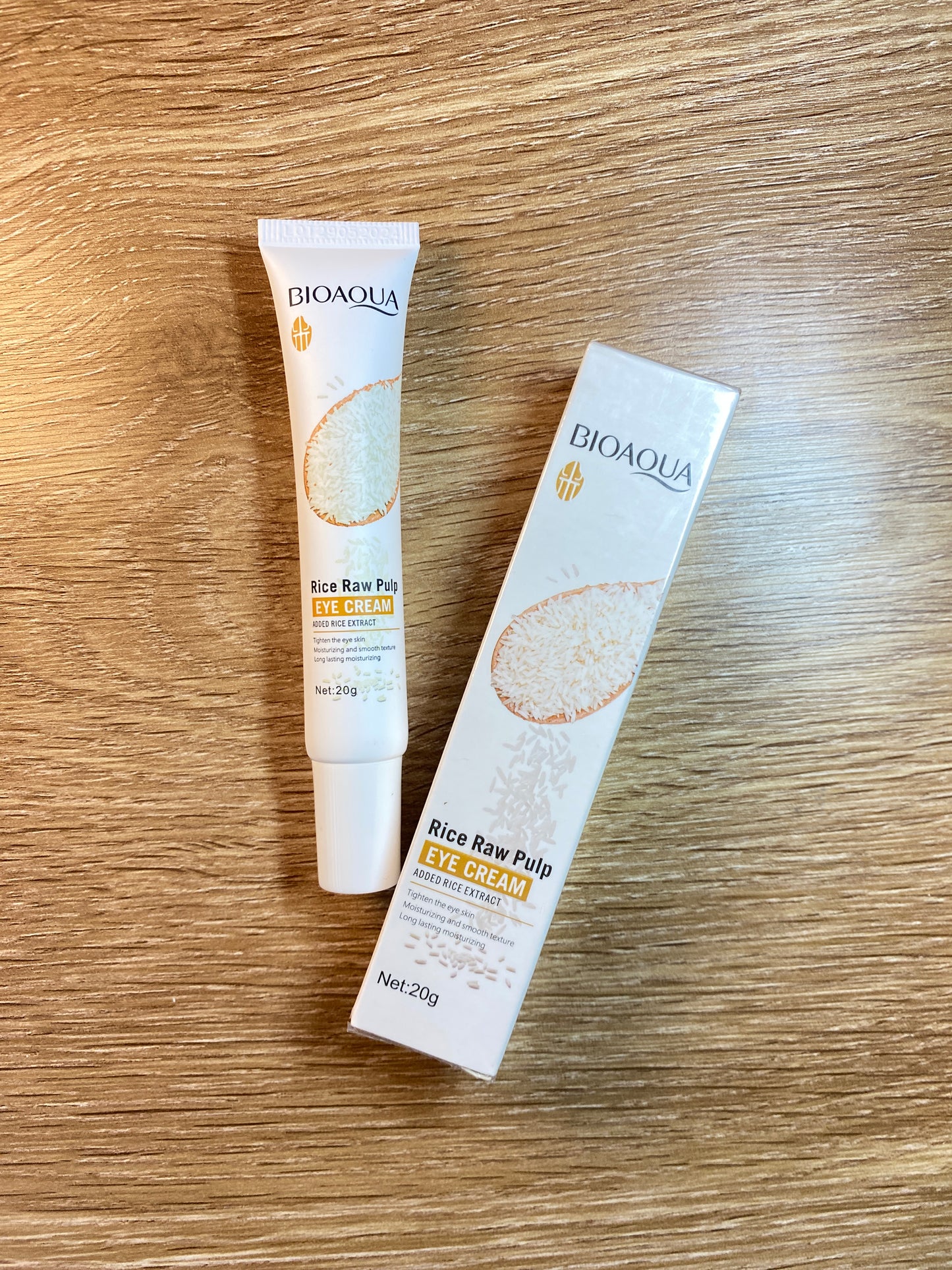 Contorno de ojos a Base de arroz Bioaqua