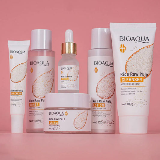 Kit de skincare a base de Arroz Bioaqua