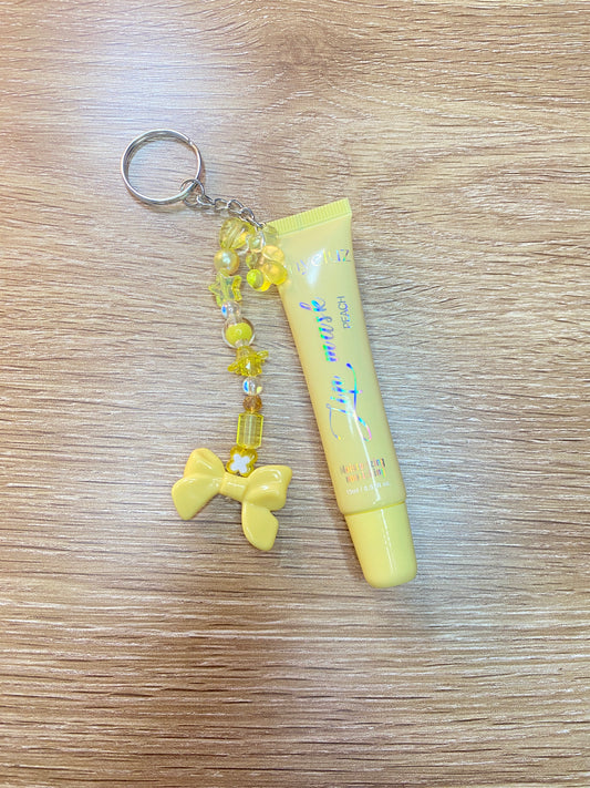 Gloss con Llavero Charm | Anyeluz Amarillo