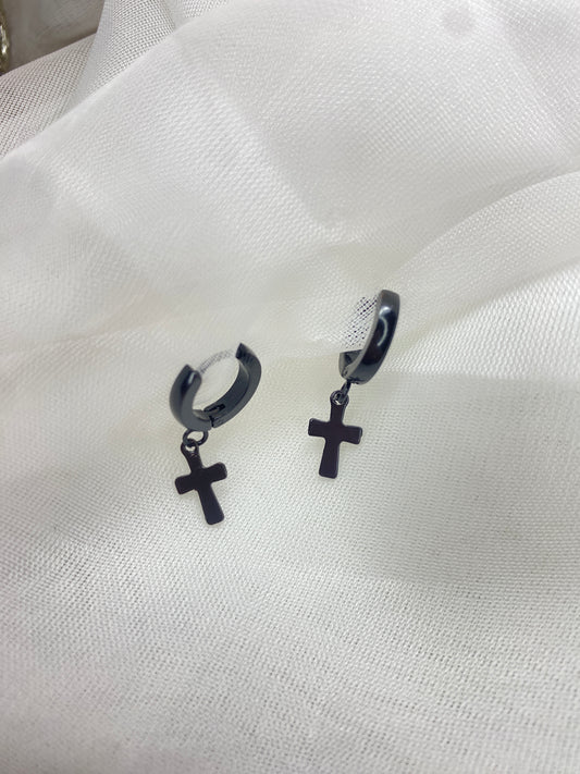 Aretes dije cruz
