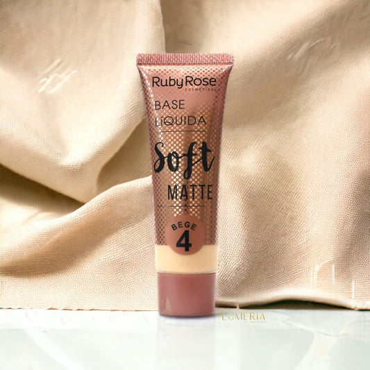 Base soft matte RubyRose - Tono Beige 04